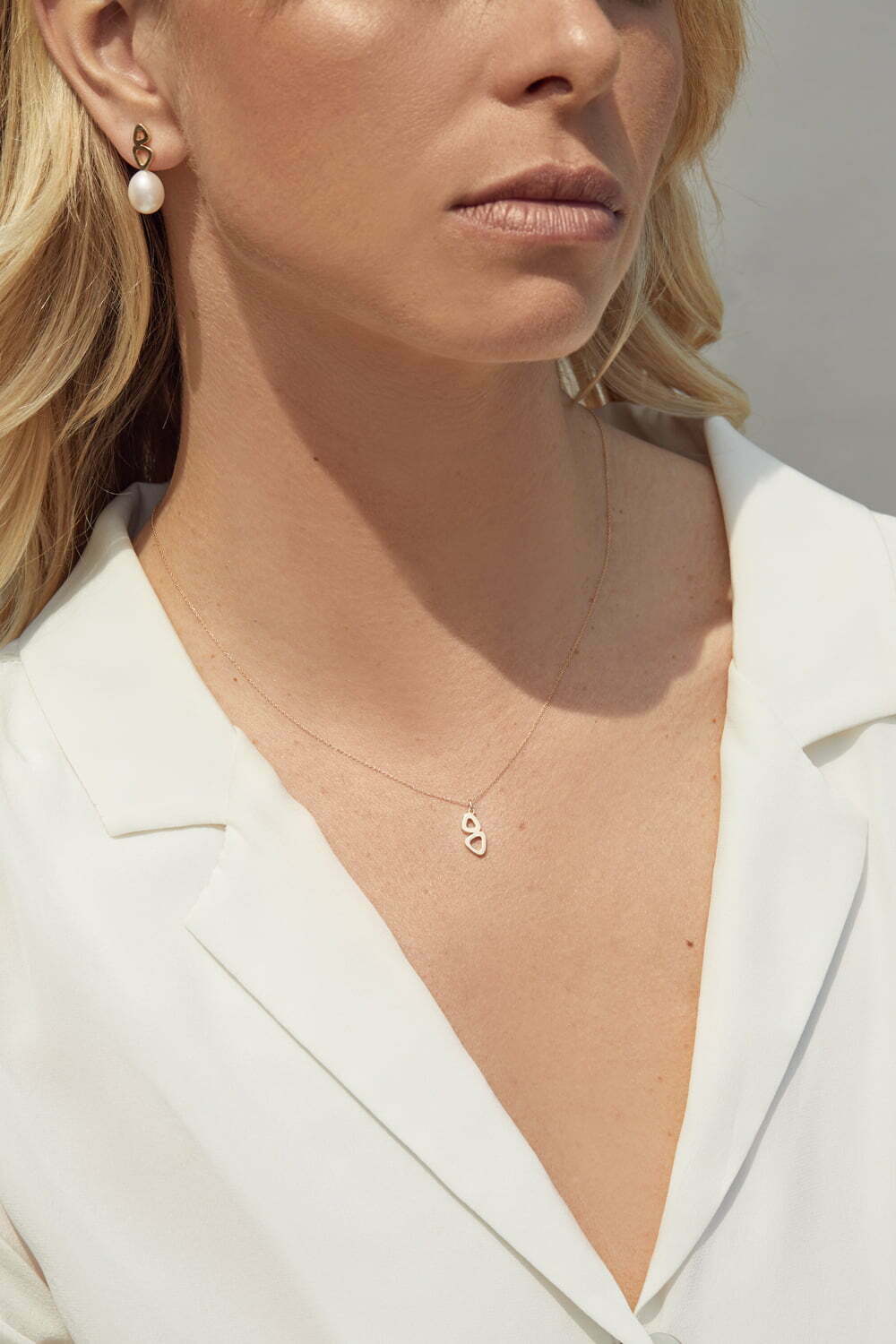 Grace necklace Plain Yellow Gold image 1