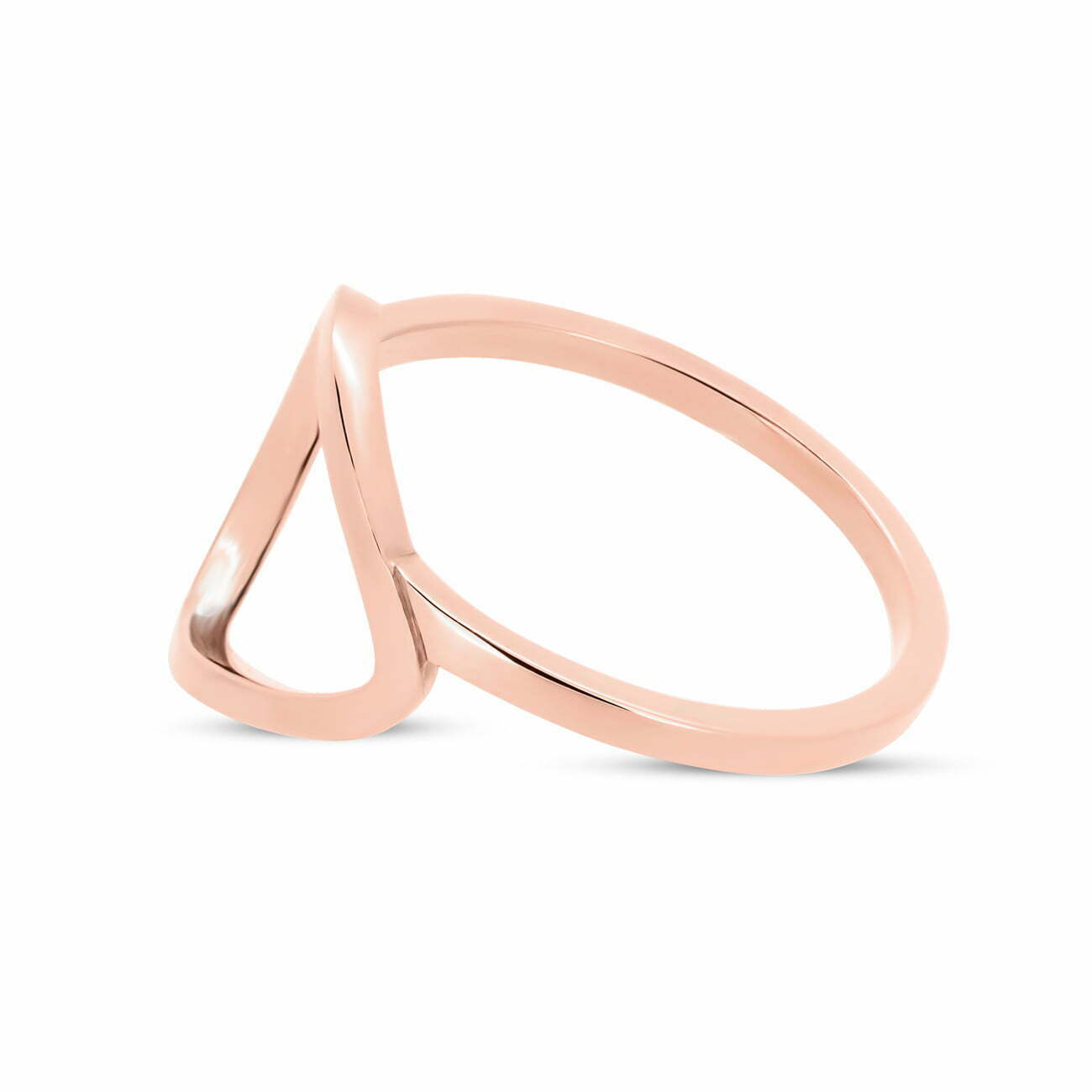 Rose Gold Pebble Ring image 1