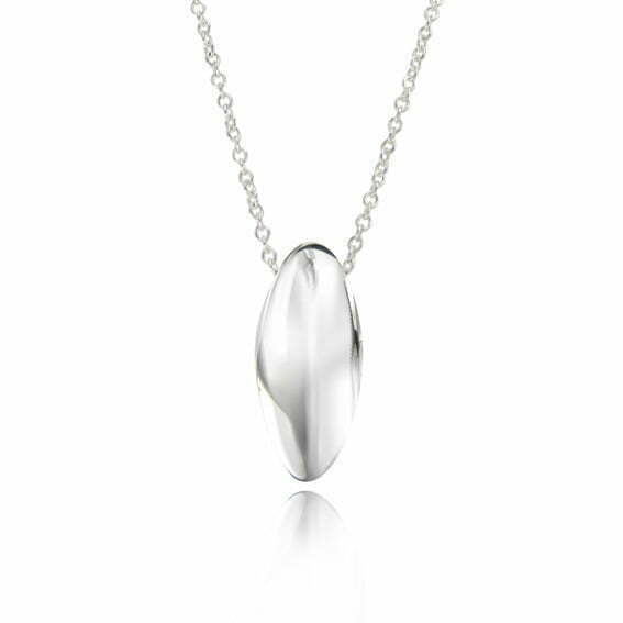 Sterling Silver Pod Necklace image 0