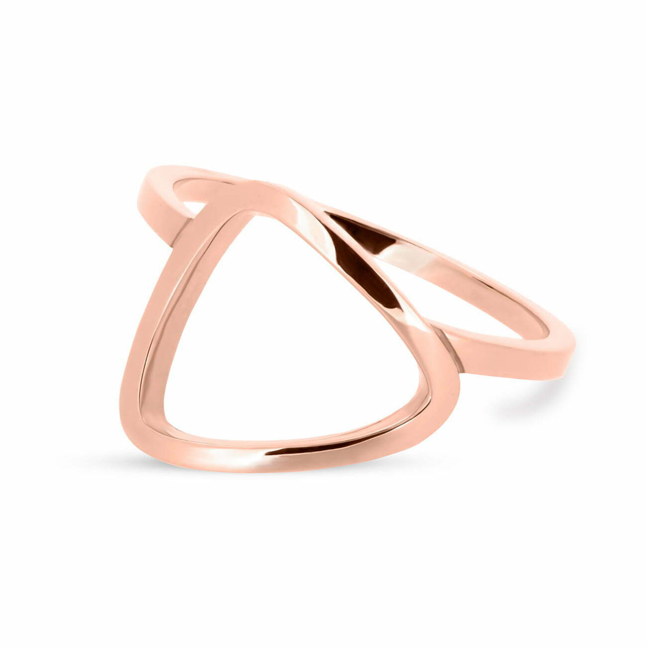 Rose Gold Pebble Ring image 0