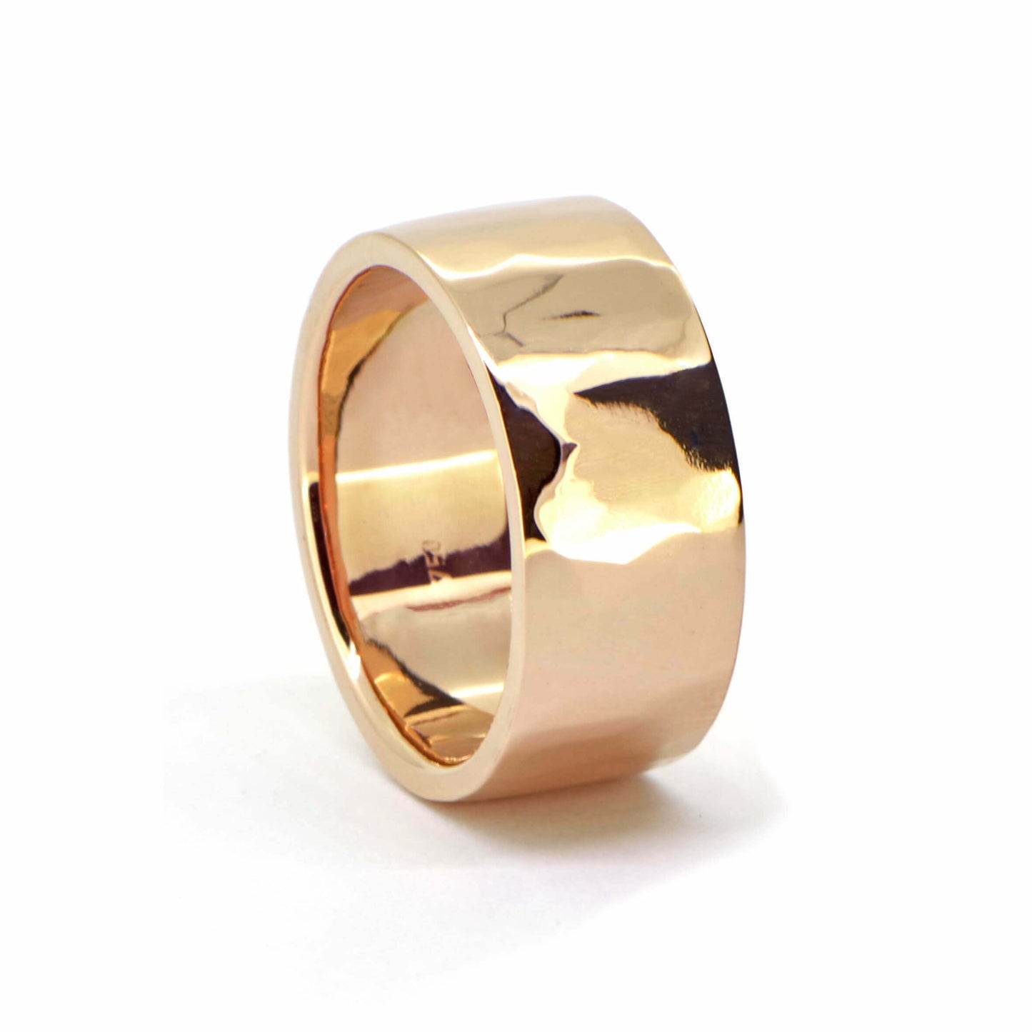 Jeremy | Extra Wide Rose Gold Mens Wedding Band image 0