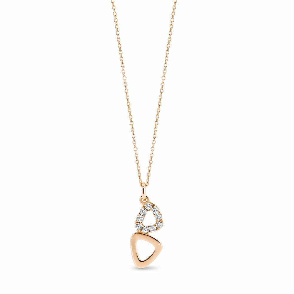 Rose Gold Diamond Grace necklace image 0