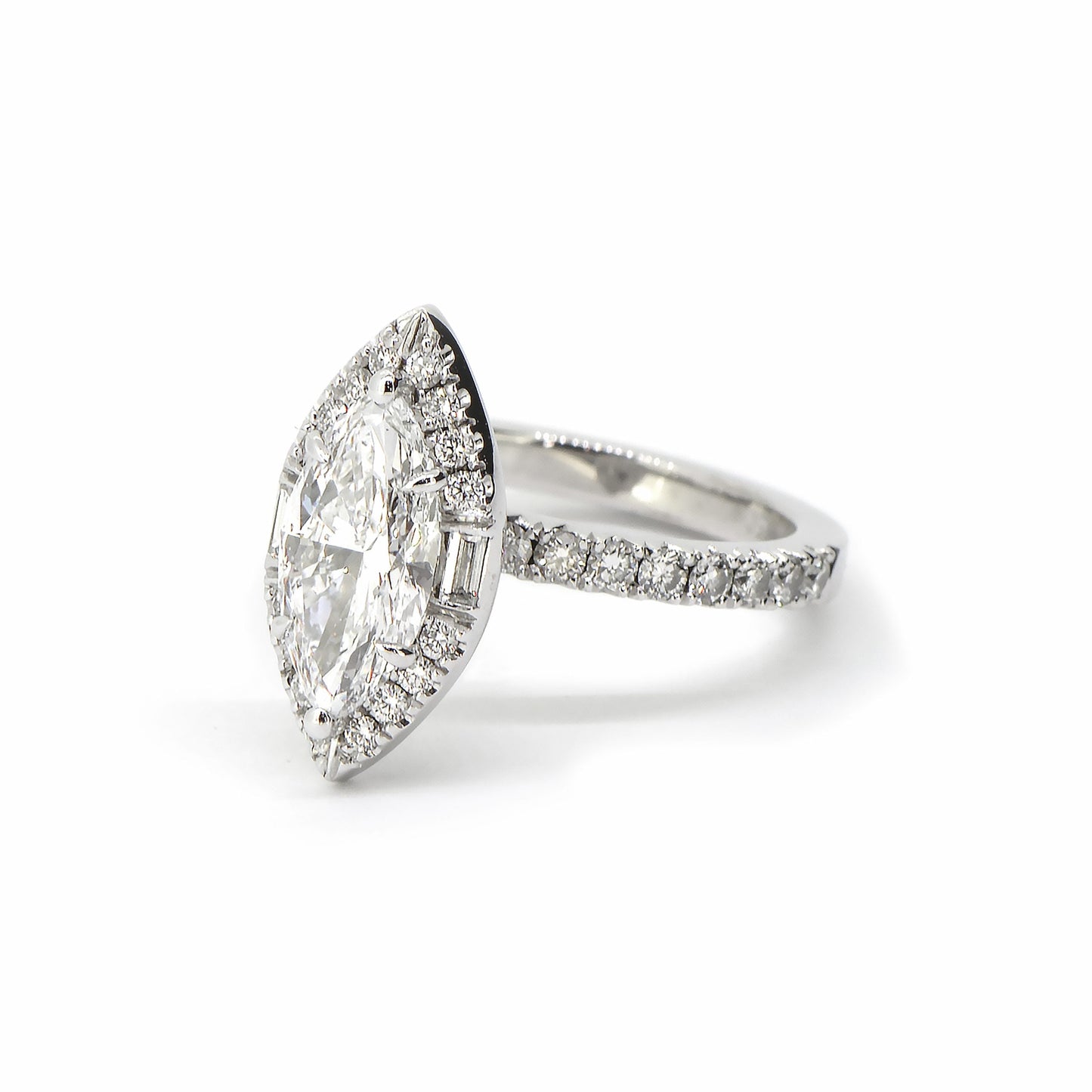 Marriane  |  Marquise Cut Diamond Engagement Ring image 1