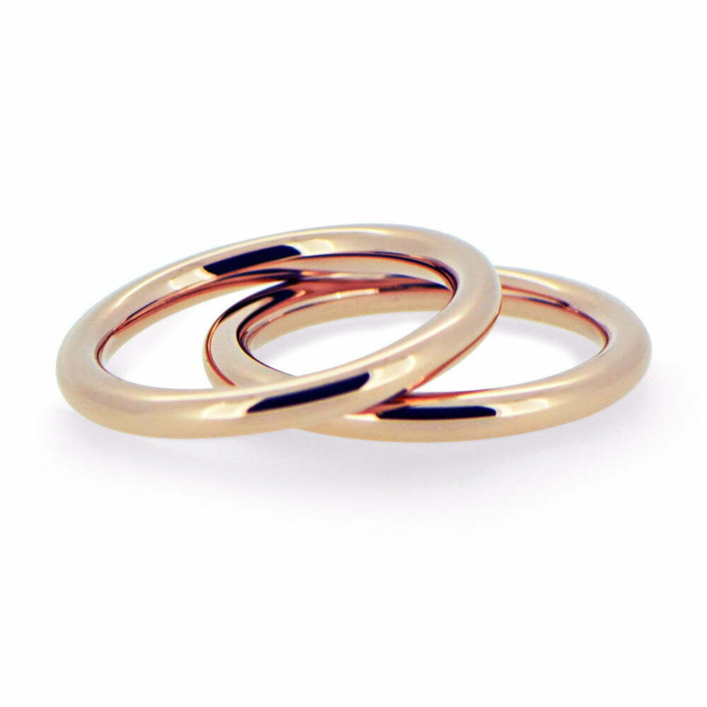 Carl - Mens Engagement and Wedding Band Set image 1