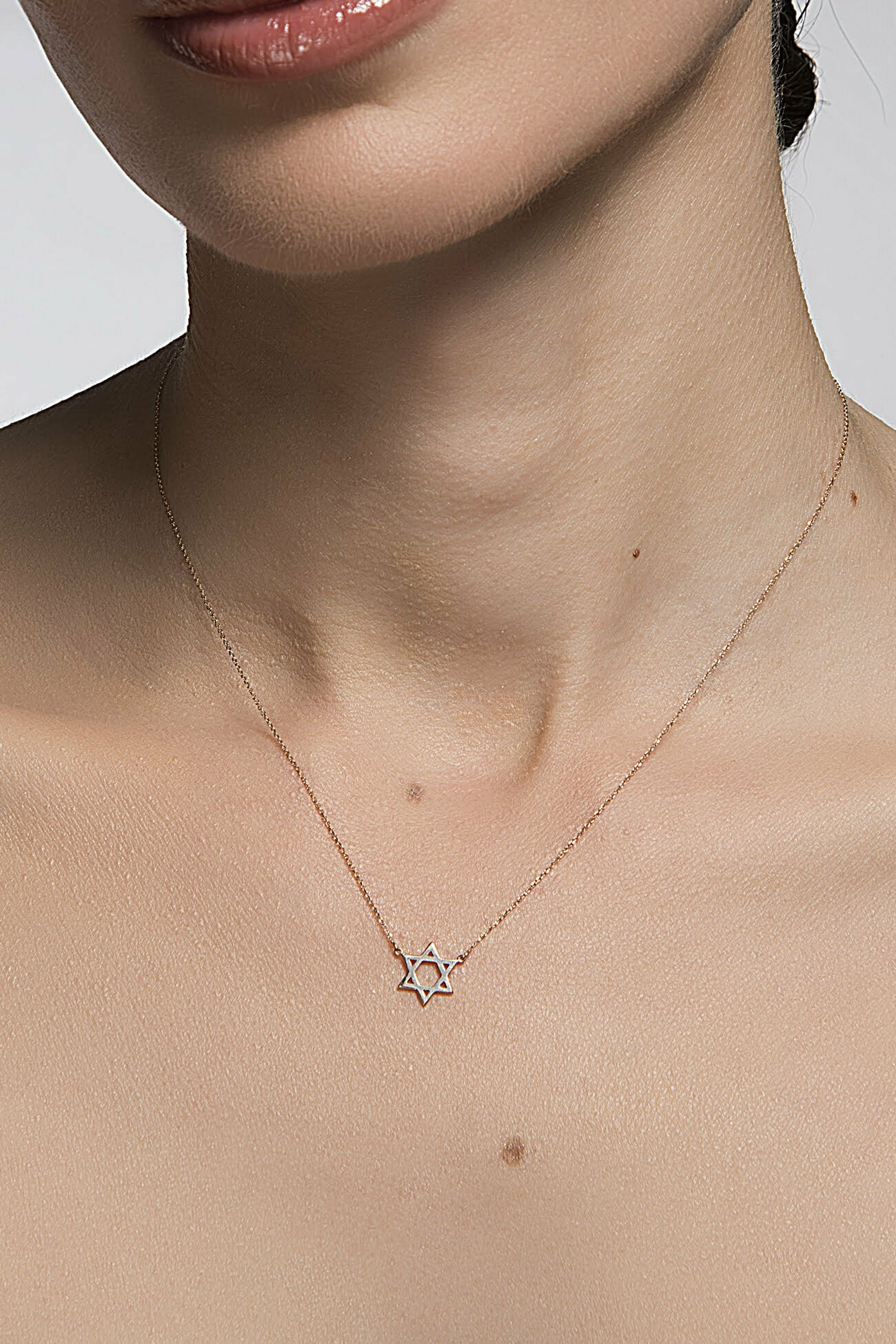 Rose Gold Star of David image 1