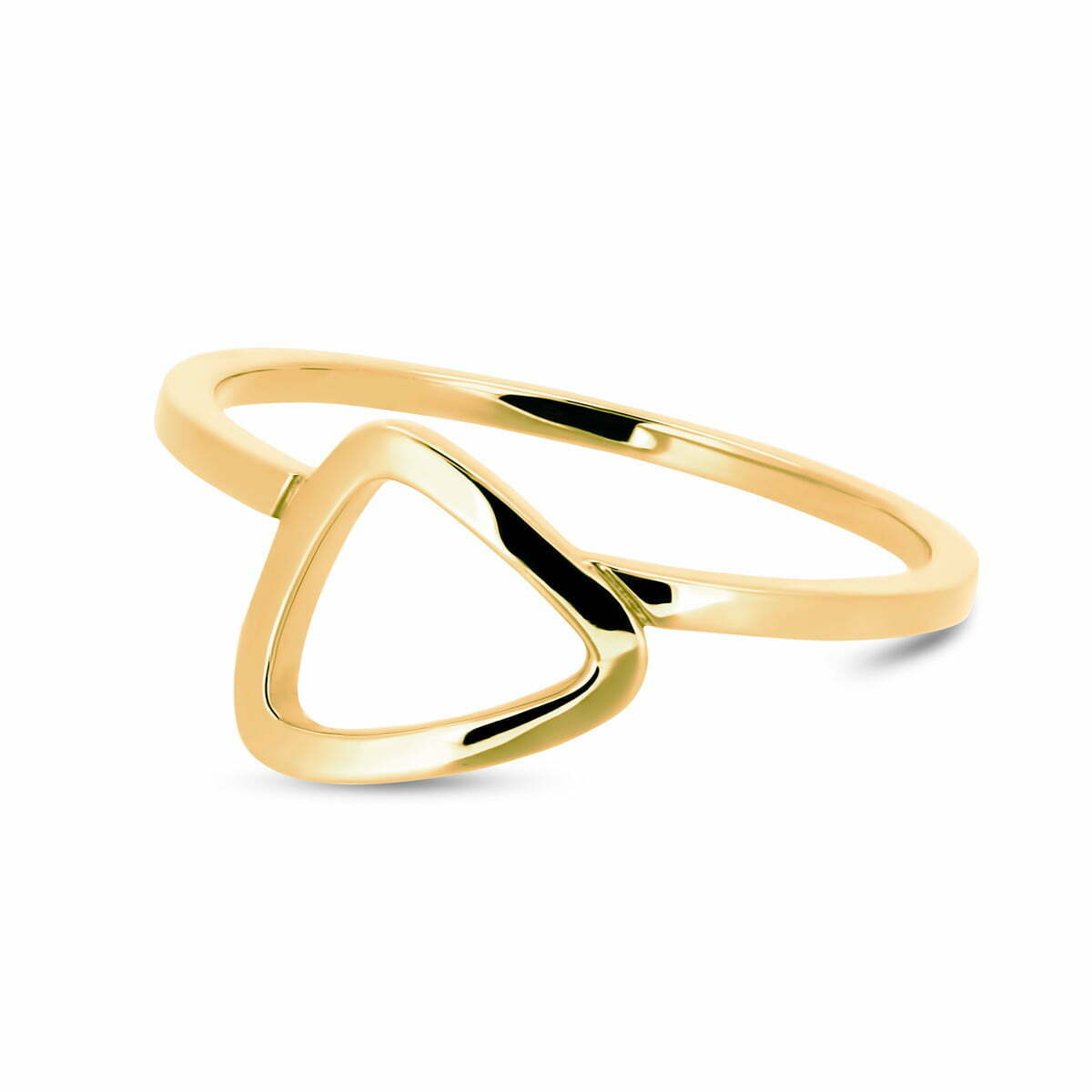 Yellow Gold Mini Pebble Ring image 0