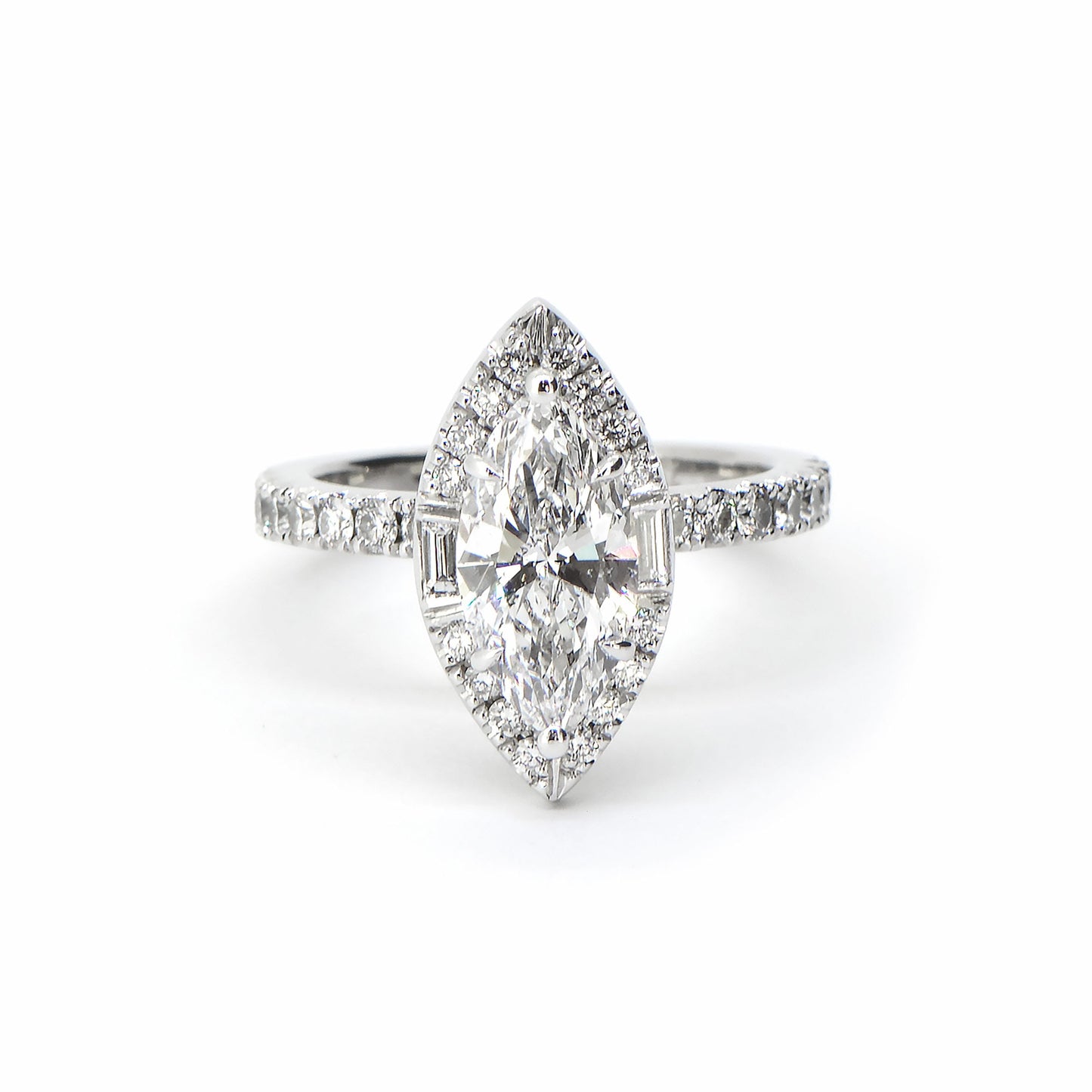 Marriane  |  Marquise Cut Diamond Engagement Ring image 0